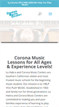 Mobile Screenshot of musiclessonsincorona.com